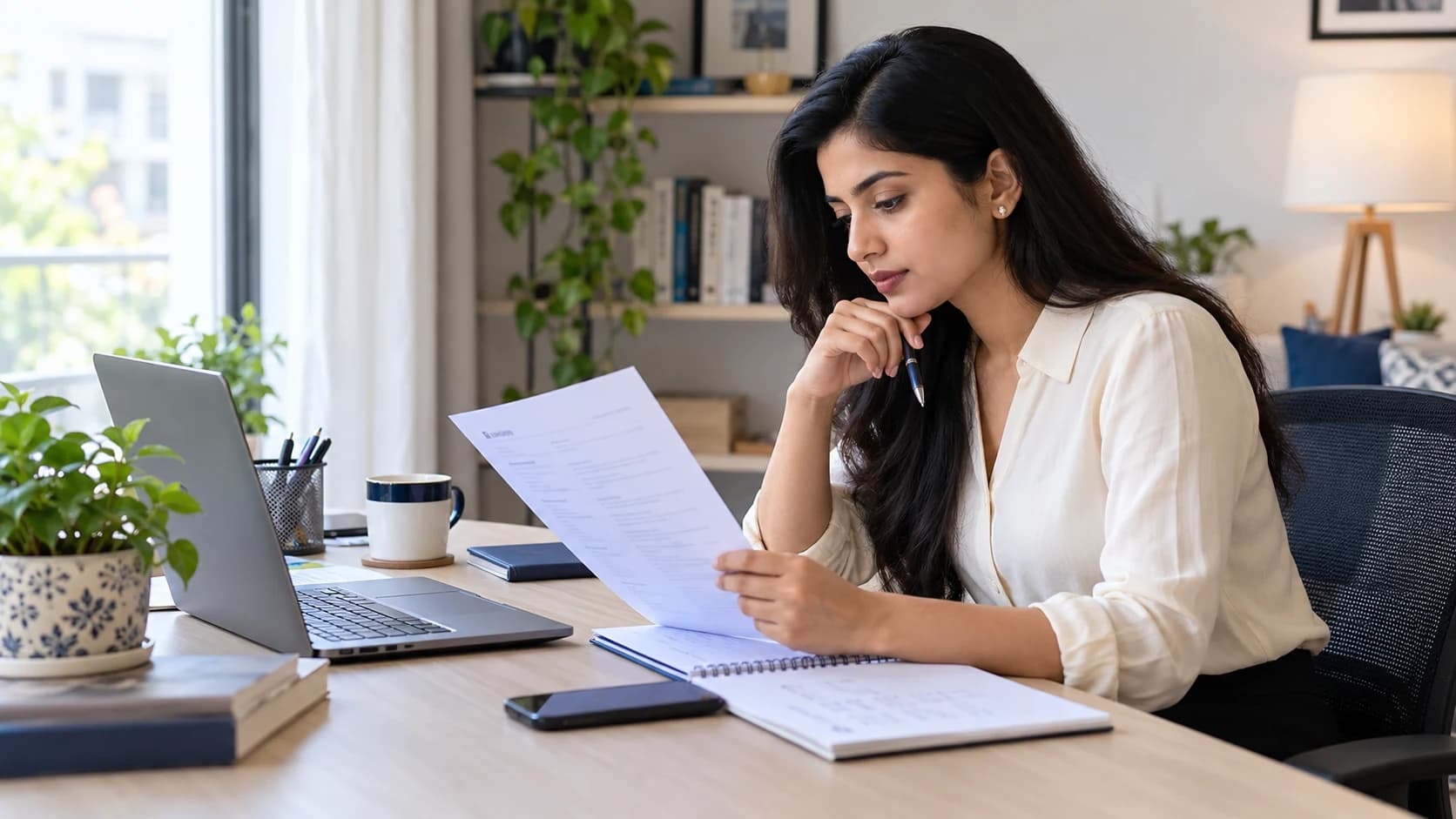 A professional considering a new career opportunity