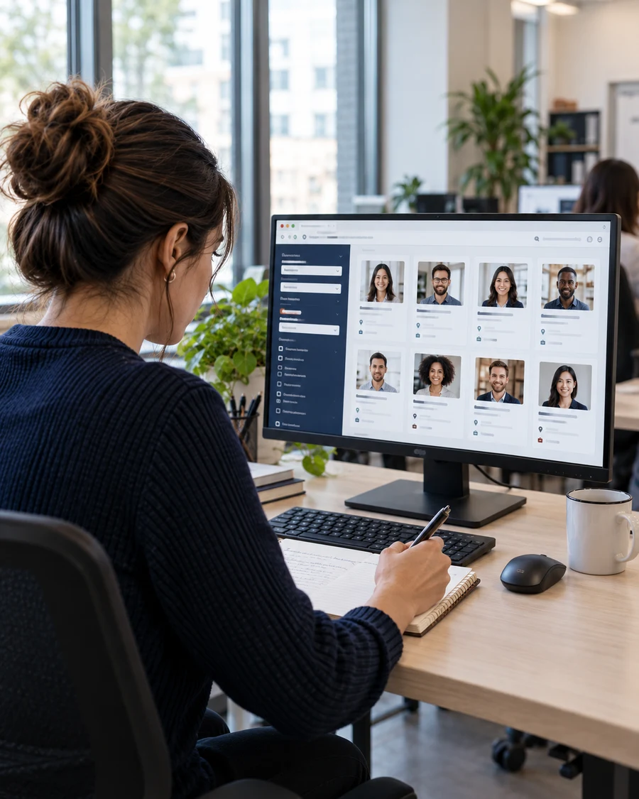 Candidate database and sourcing channels